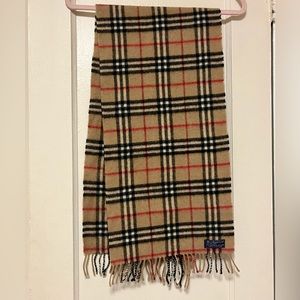 Vintage Burberry London Check Scarf